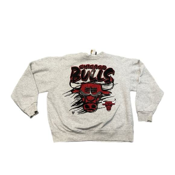 Vintage Chicago Bulls Sweater Crewneck Pure Magic  made in USA - Picture 1 of 4
